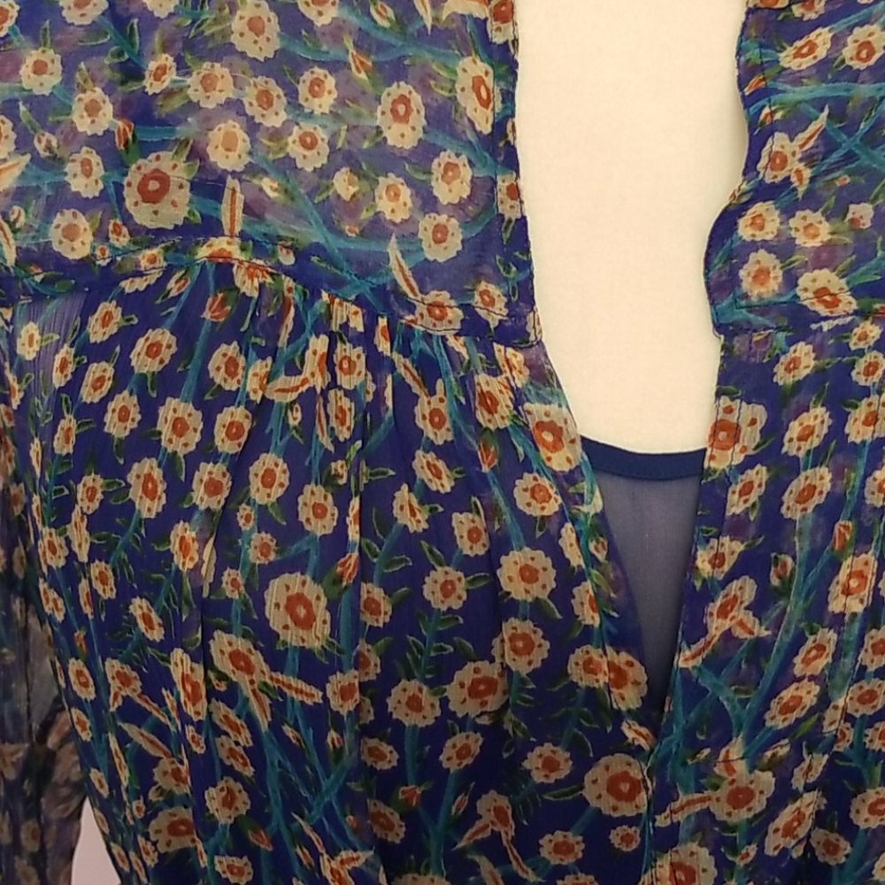ISABEL MARANT ETOILE blue floral dress - Picture 2 of 6